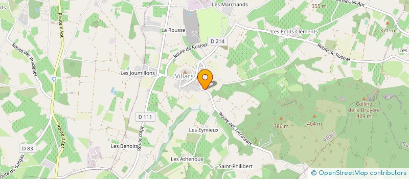 localisation de l'entreprise ALGA à VILLARS