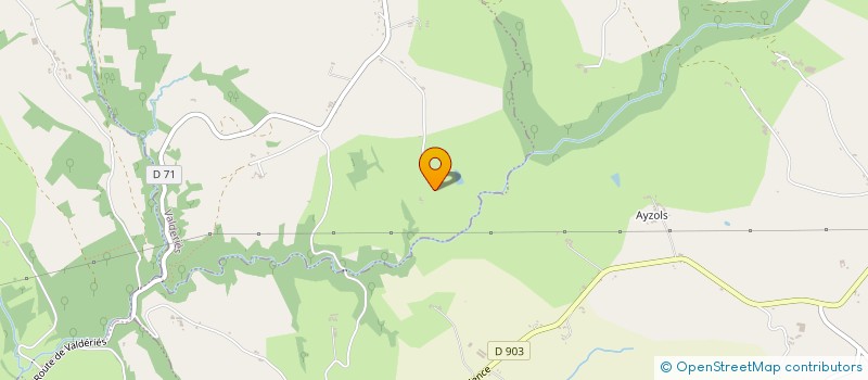 localisation de l'entreprise ALGA  VALDERIES