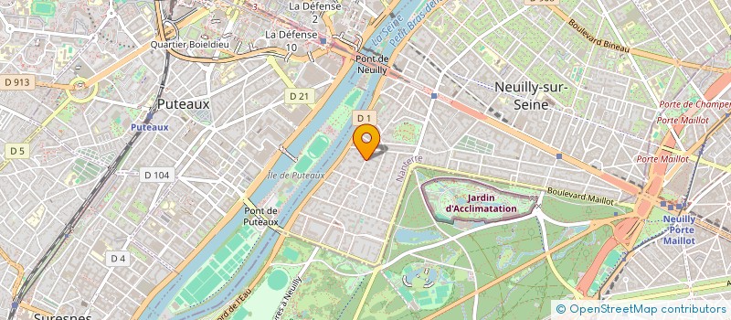 localisation de l'entreprise ALGA CONSULTING  BOULOGNE-BILLANCOURT