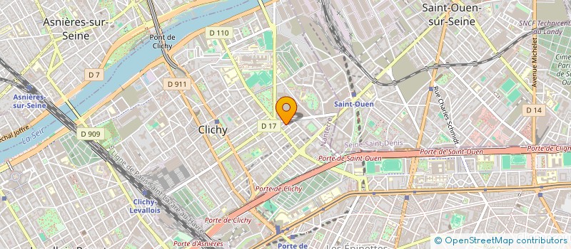 localisation de l'entreprise ALGA CONSUTING GROUP à CLICHY