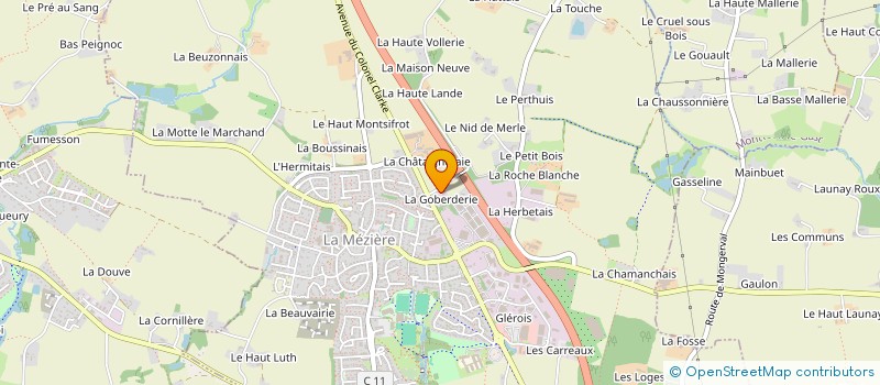 localisation de l'entreprise ALGADO  LA MEZIERE