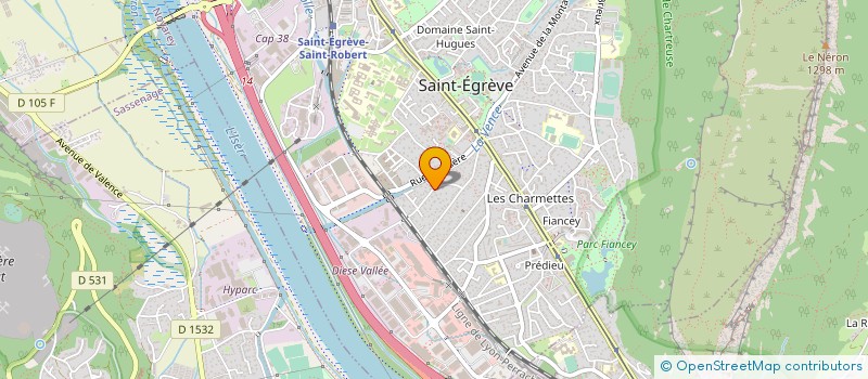 localisation de l'entreprise ALGADORE à SAINT-EGREVE