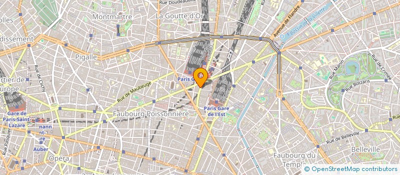 localisation de l'entreprise ALGAF SARL à PARIS