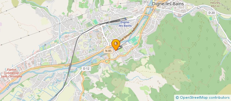 localisation de l'entreprise ALGAJOLA à DIGNE-LES-BAINS