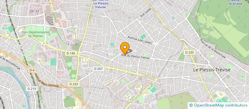 localisation de l'entreprise ALGALD TAXIS à CHAMPIGNY-SUR-MARNE