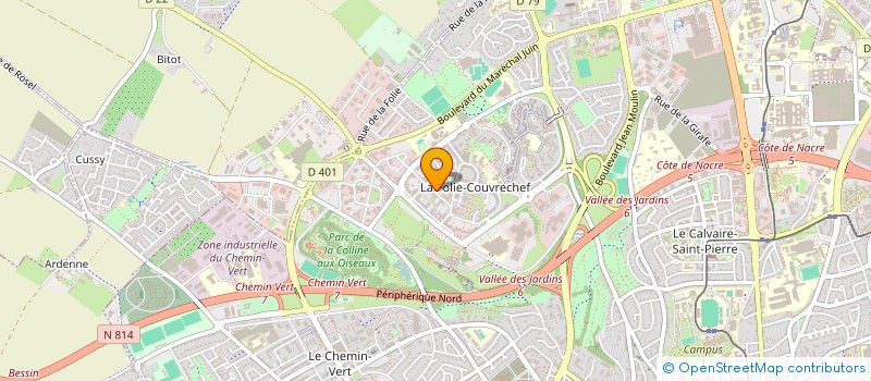 localisation de l'entreprise ALGALLICA à CAEN