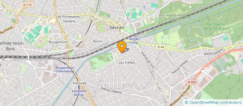 localisation de l'entreprise ALGAM AGENCEMENT  SEVRAN