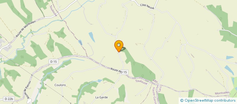 localisation de l'entreprise ALGAMON  MONTVALEN