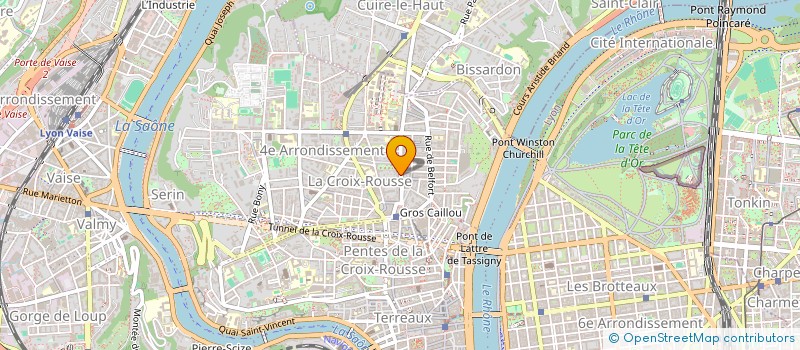 localisation de l'entreprise ALGANCE  LYON