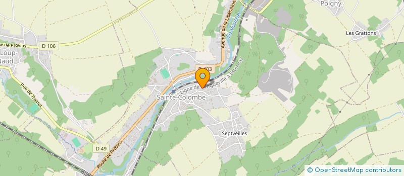 localisation de l'entreprise ALGANDRA  SAINTE-COLOMBE