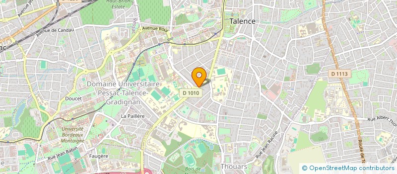 localisation de l'entreprise ALGANT ALUMNI NETWORK  TALENCE