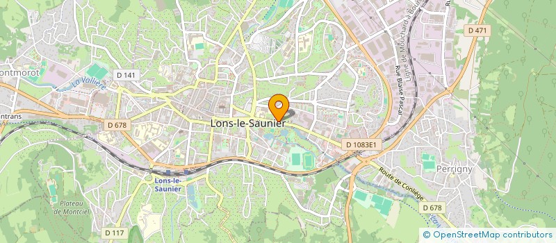 localisation de l'entreprise ALGAPHEANE  LONS-LE-SAUNIER