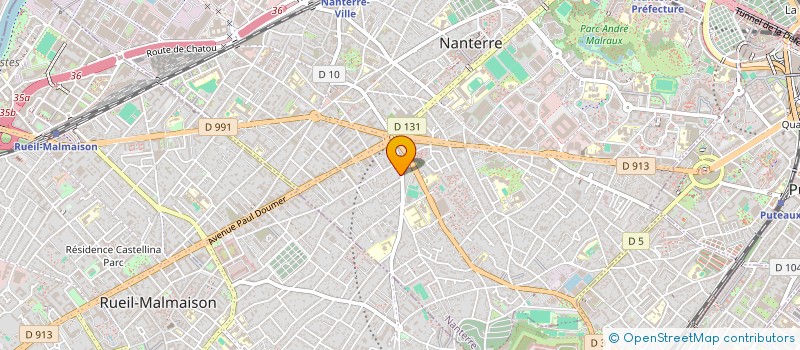 localisation de l'entreprise ALGAR  NANTERRE