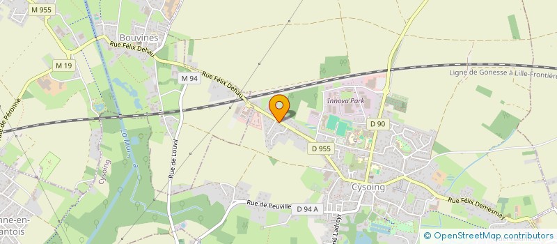 localisation de l'entreprise ALGAR à COBRIEUX