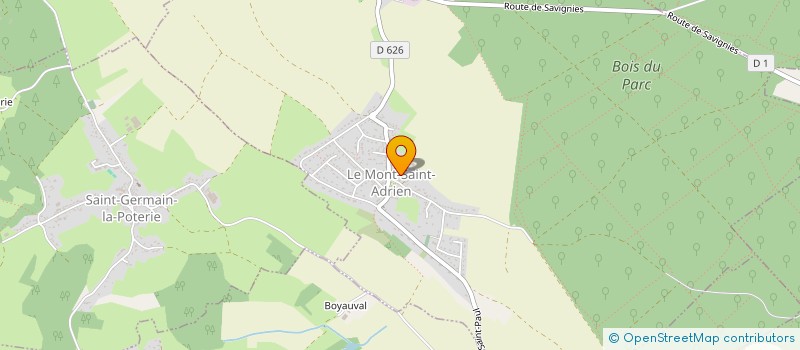 localisation de l'entreprise ALGARO  LE MONT-SAINT-ADRIEN