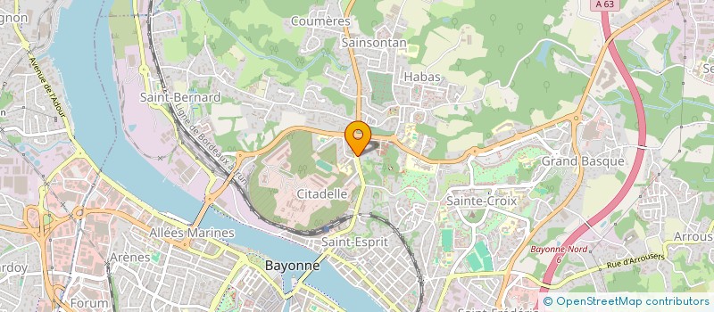 localisation de l'entreprise ALGARREKIN à BAYONNE