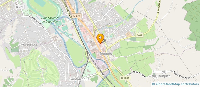 localisation de l'entreprise ALGAUTO à TOUQUES
