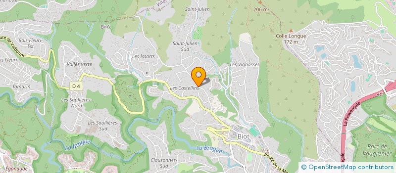 localisation de l'entreprise ALGAZELLE  BIOT