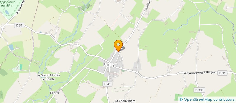 localisation de l'entreprise ALGC  BACILLY