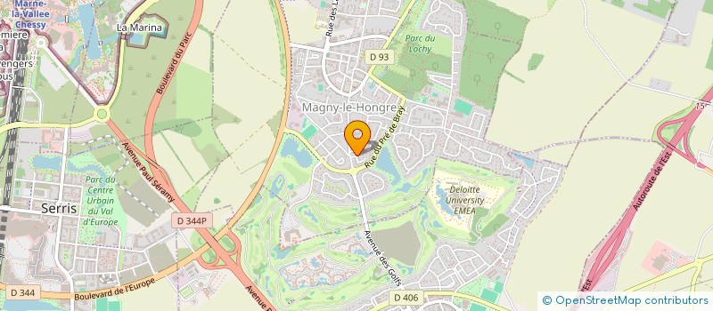 localisation de l'entreprise ALGEBRIQ  MAGNY-LE-HONGRE