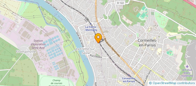 localisation de l'entreprise ALGEC  LA FRETTE-SUR-SEINE