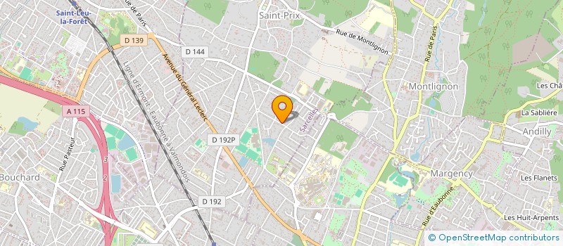 localisation de l'entreprise ALGED à SAINT-PRIX