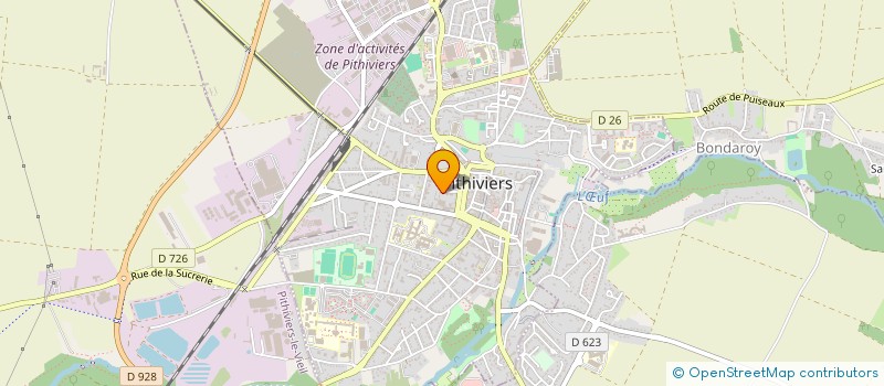 localisation de l'entreprise ALGEKAP SARL à PITHIVIERS