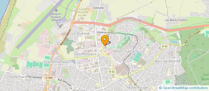 localisation de l'entreprise ALGEMA 76 à LE HAVRE