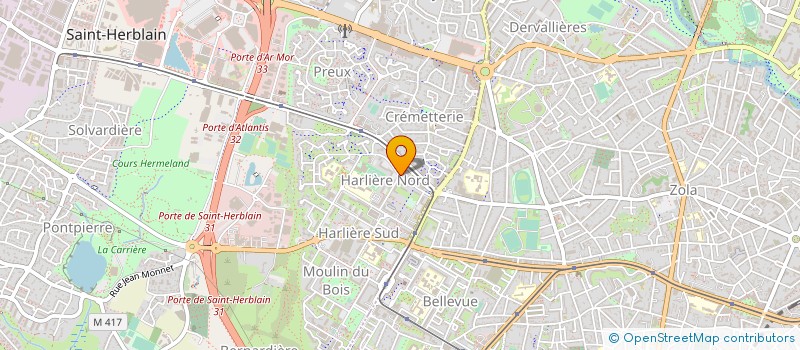 localisation de l'entreprise ALGENICS à SAINT-HERBLAIN