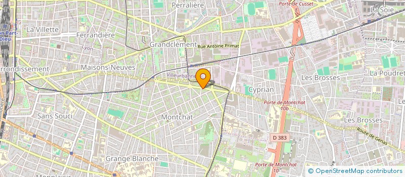 localisation de l'entreprise ALGER 14  LYON