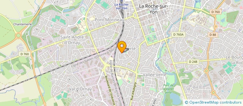 localisation de l'entreprise ALGERIE FRANCE AMITIE à LA ROCHE-SUR-YON