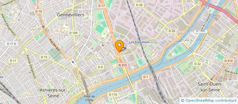 localisation de l'entreprise ALGERIE MAROC INTERNATIONAL  GENNEVILLIERS