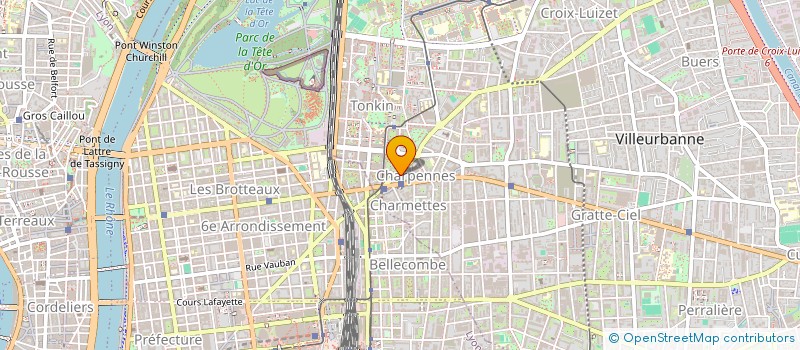 localisation de l'entreprise ALGEST CONSEIL EN RECRUTEMENT à VILLEURBANNE