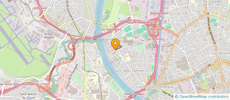 localisation de l'entreprise ALGETOUL à TOULOUSE