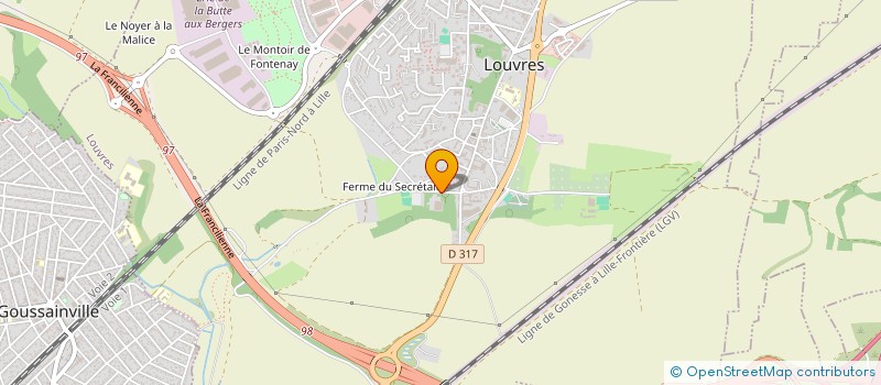 localisation de l'entreprise ALGETY à LOUVRES