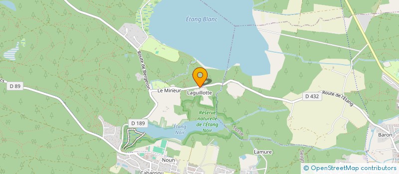 localisation de l'entreprise ALGG  SEIGNOSSE