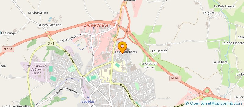 localisation de l'entreprise ALGGA CLEAN à LOUDEAC