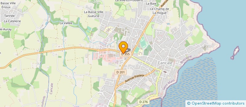 localisation de l'entreprise ALGHOTEL à CANCALE