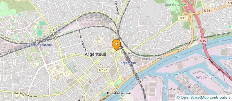 localisation de l'entreprise ALGIL à ARGENTEUIL