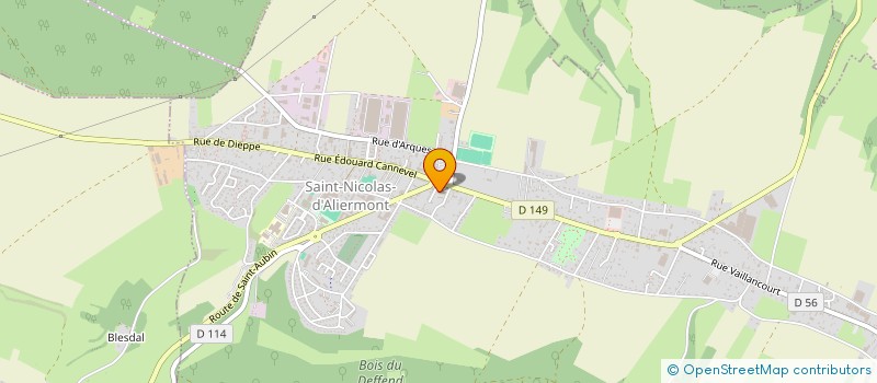 localisation de l'entreprise ALGIMA  SAINT-NICOLAS-D'ALIERMONT