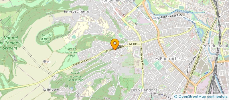 localisation de l'entreprise ALGINVEST à DIJON
