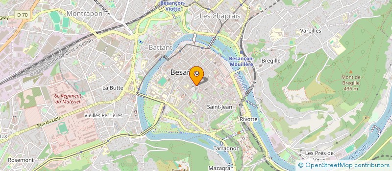 localisation de l'entreprise ALGIPHI  BESANCON