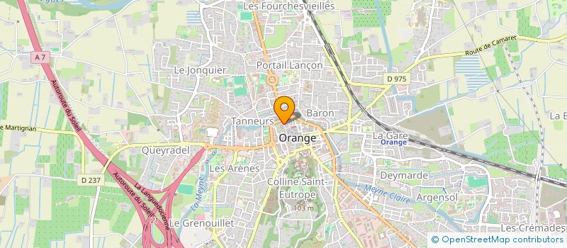 localisation de l'entreprise ALGIR  ORANGE