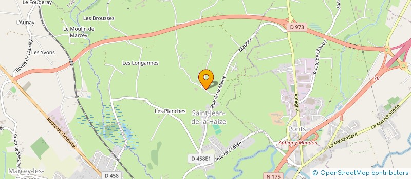 localisation de l'entreprise ALGLAVE - BREGAINT  SAINT-JEAN-DE-LA-HAIZE