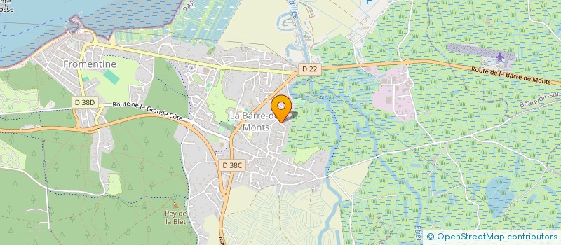 localisation de l'entreprise ALGM HOLDING  LA BARRE-DE-MONTS