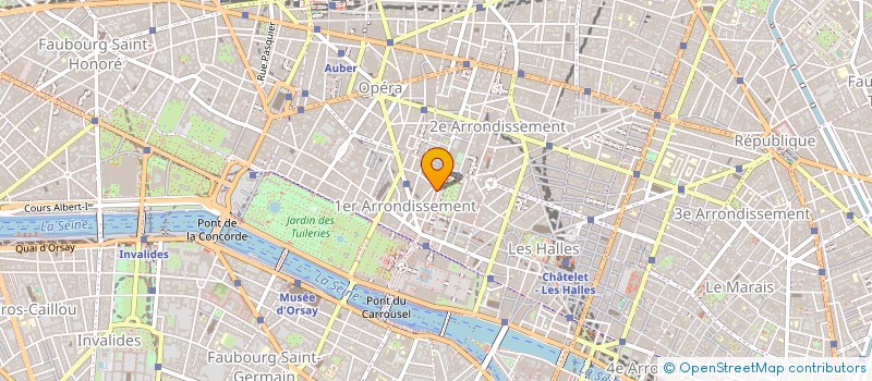 localisation de l'entreprise ALGO à PARIS