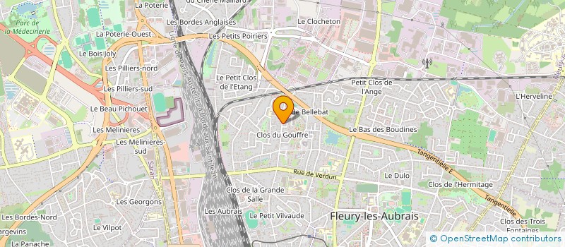 localisation de l'entreprise ALGO*6 à FLEURY-LES-AUBRAIS