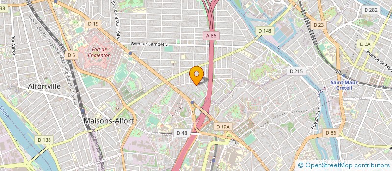 localisation de l'entreprise ALGO à MAISONS-ALFORT