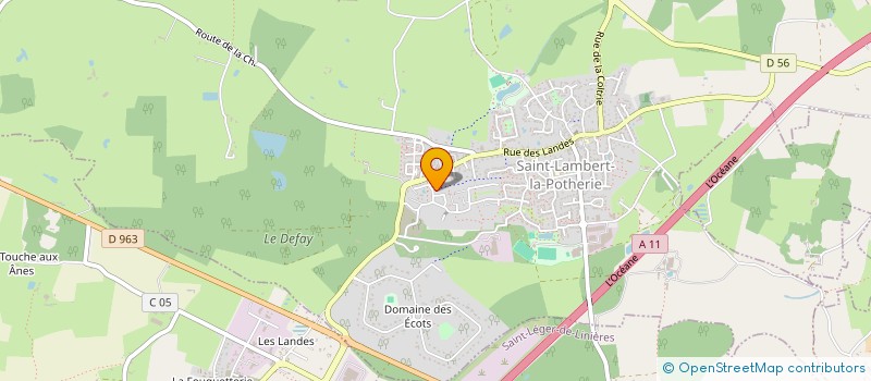 localisation de l'entreprise ALGO  SAINT-LAMBERT-LA-POTHERIE