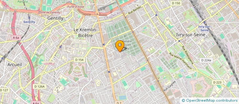 localisation de l'entreprise ALGO CONSULTING  LE KREMLIN-BICETRE